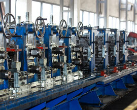 machines in industrial building